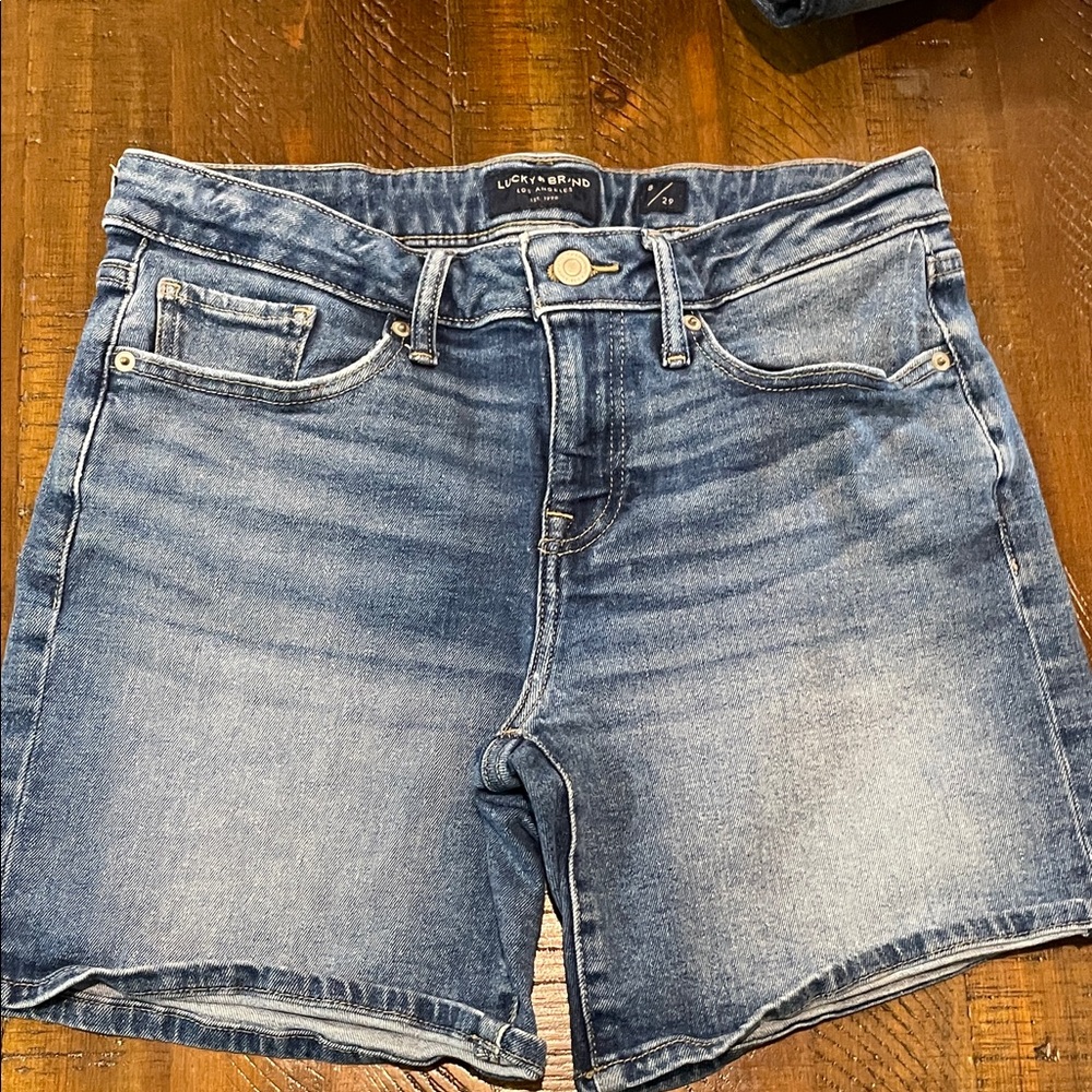 Lucky Brand Women's Classic Blue Jean Shorts